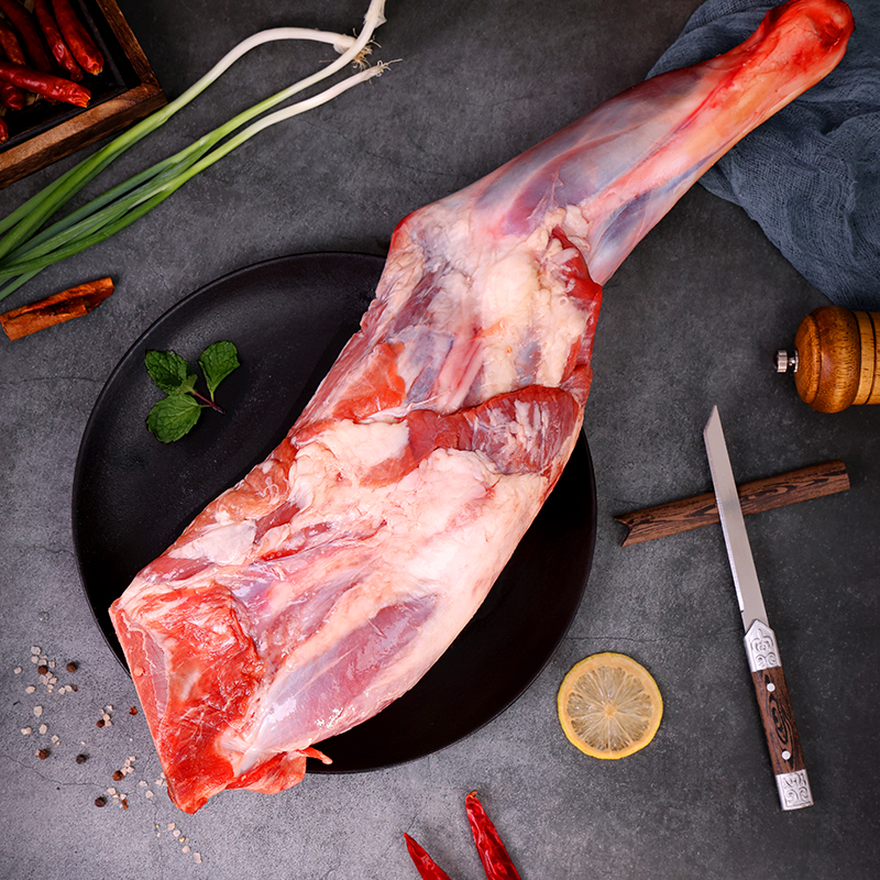 鲜飨 内蒙草原原切羔羊腿2-2.5kg